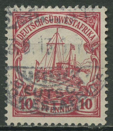 Deutsch-Südwestafrika 1906 Kaiseryacht Hohenzollern 26 b gestempelt