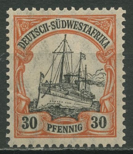 Deutsch-Südwestafrika 1906 Kaiseryacht Hohenzollern 28 y postfrisch