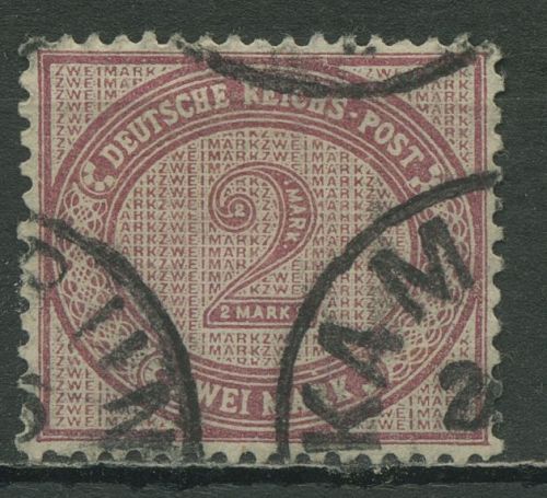 Kamerun 1890/1901 Ziffer im Oval, Vorläufer V 37 e gestempelt