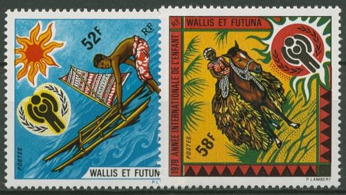 Wallis und Futuna 1979 Int. Jahr des Kindes 337/38 postfrisch