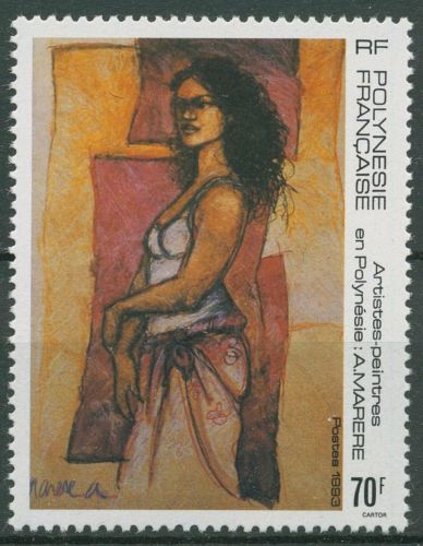 Französisch-Polynesien 1993 Frauen von Tahiti Gemälde 646 postfrisch