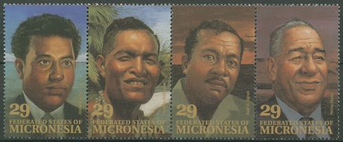 Mikronesien 1993 Persönlichkeiten 298/01 ZD postfrisch (C74188)