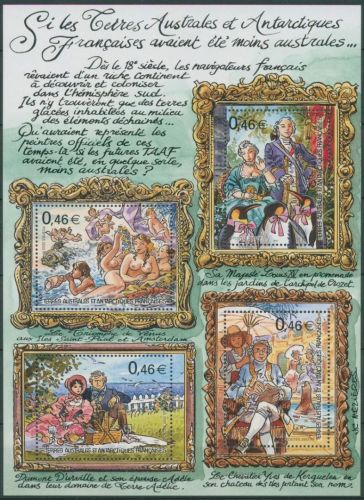 Franz. Antarktis 2003 Persönlichkeiten Block 9 postfrisch (C26286)