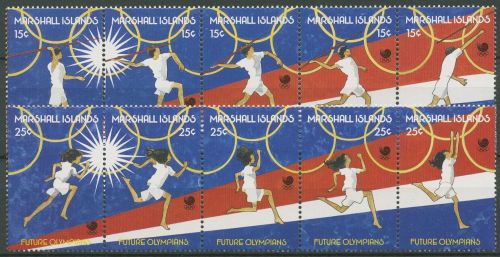 Marshall-Inseln 1988 Olympische Sommerspiele Seoul 162/71 ZD postfrisch (C40345)