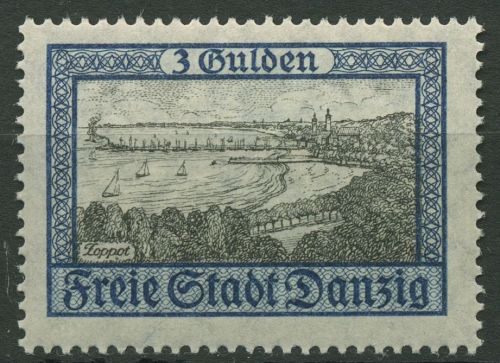 Danzig 1924 Freimarke Ansicht Zoppot 209 postfrisch