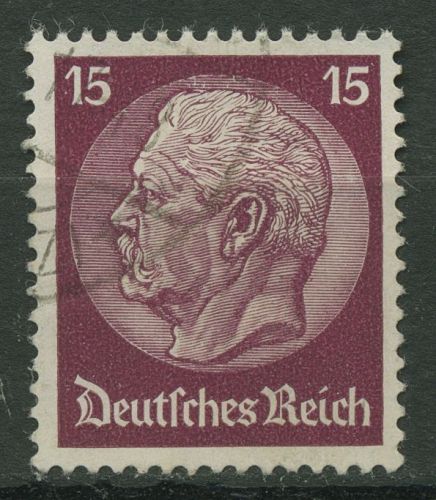 Deutsches Reich 1933 Hindenburg WZ Waffeln 488 gestempelt