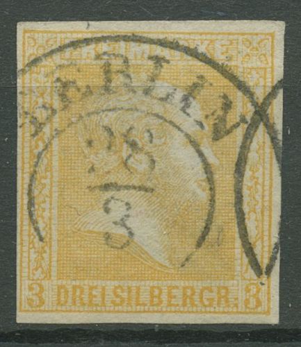 Preußen 1858 König Friedrich Wilhelm IV., 12 a gestempelt K2 BERLIN