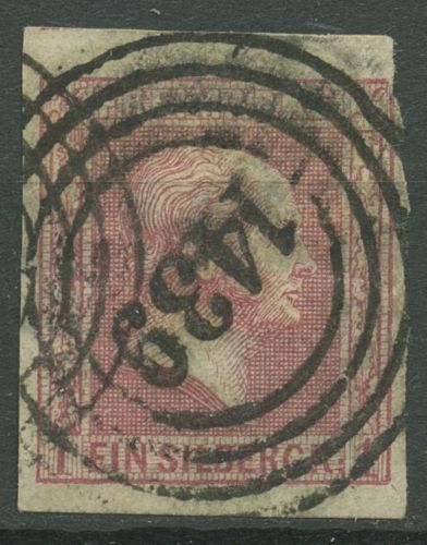 Preußen 1858 König Friedrich Wilhelm IV., 10 a Nr.-Stpl. 1439 STETTIN