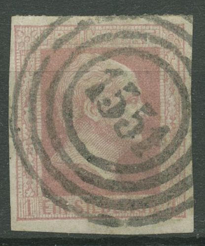 Preußen 1857 König Friedrich Wilhelm IV., 6 a Nr.-Stpl. 1551 VLOTHO