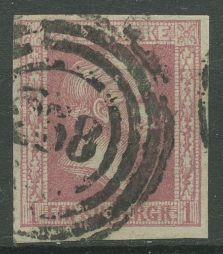 Preußen 1857 König Friedrich Wilhelm IV., 6 a gestempelt