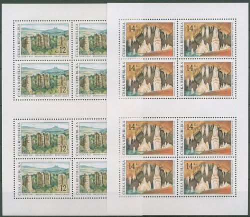 Tschechische Republik 2003 Gebirge Drachenfels 355/56 K postfrisch (C62780)