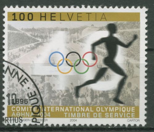 Int. Olympisches Komitee (CIO/IOC) 2004 Olymp. Spiele Athen 3 gestempelt