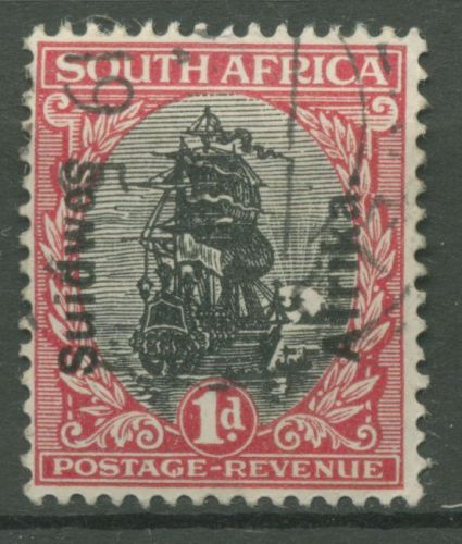 Südwestafrika 1927 Segelschiff 92 gestempelt