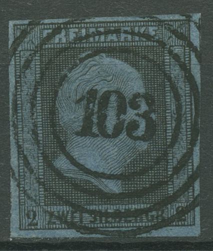 Preußen 1850 Friedrich Wilhelm IV., 3 Nr.-Stpl. 103 BERLIN