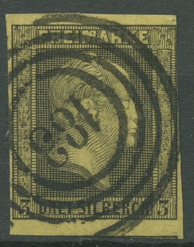 Preußen 1850 Friedrich Wilhelm IV., 4 a Nr.-Stpl. 183 BRESLAU