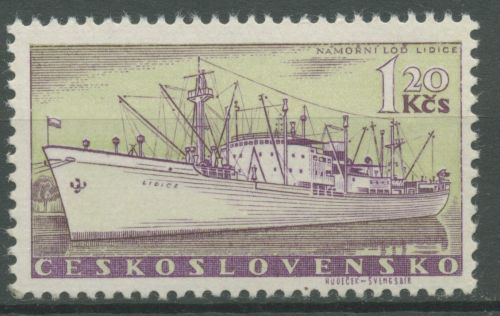 Tschechoslowakei 1960 Schiffe Frachtschiff 1182 postfrisch
