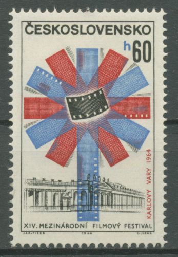 Tschechoslowakei 1964 Filmfestival Karlsbad 1477 postfrisch