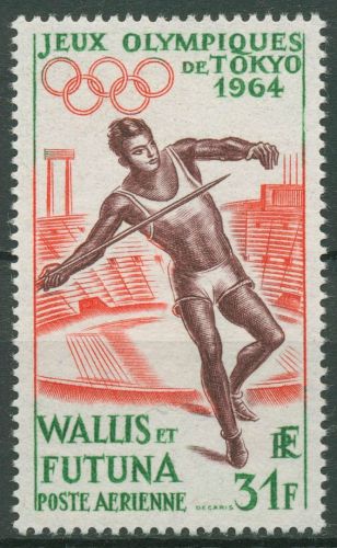 Wallis und Futuna 1964 Olympische Sommerspiele Tokio Speerwurf 205 postfrisch