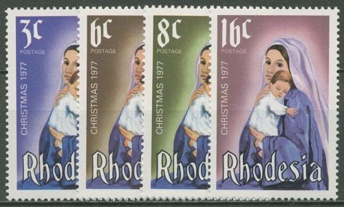 Rhodesien 1977 Weihnachten Maria mit Kind 200/03 postfrisch
