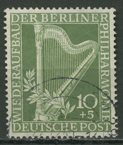 Berlin 1950 Berliner Philharmonie 72 gestempelt geprüft