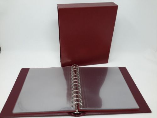 Lindner Ringbinder/KA 1130 für ETB rot +20 Blatt ca. DIN A5 gebraucht (Z1445)