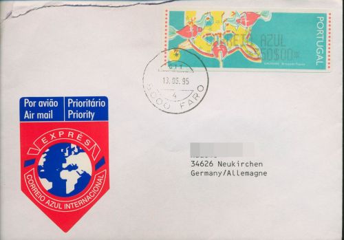 Portugal ATM 1995 Spielzeuge CORREIO AZUL Express-Brief ATM 11 Z2 (X80382)