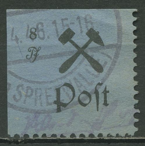 Großräschen 1945 Freimarke 17 A III gestempelt