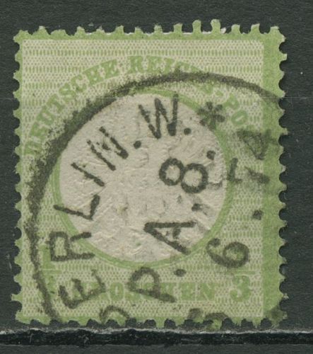 Deutsches Reich 1872 gr. Brustschild (kleine Marke, L15) 17 a gestempelt