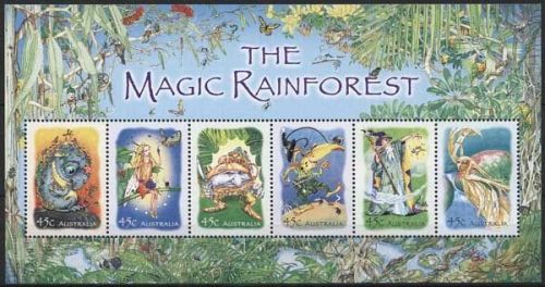 Australien 2002 Geheimnisvoller Regenwald Block 47 postfrisch (C24137)