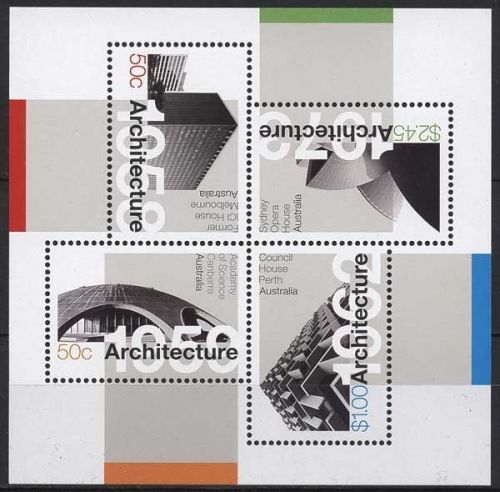 Australien 2007 Moderne Architektur Block 71 postfrisch (C24348)
