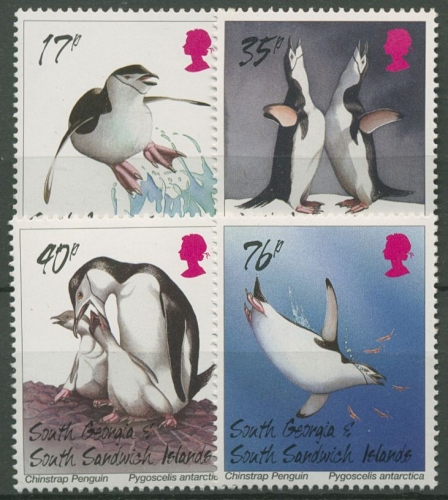 Südgeorgien 1996 Zügelpinguin 253/56 I postfrisch
