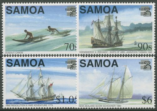 Samoa 1999 AUSTRALIA Geschichte der Seefahrt Schiffe 894/97 postfrisch