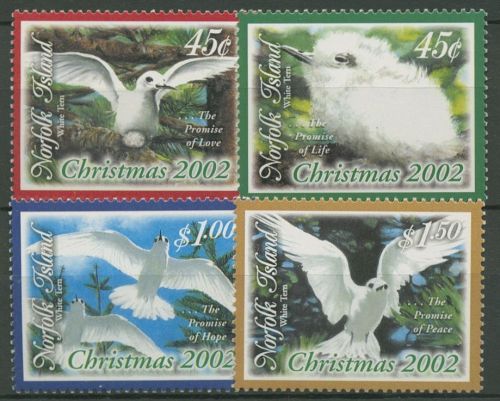 Norfolk-Insel 2002 Weihnachten: Feenseeschwalbe 811/14 postfrisch