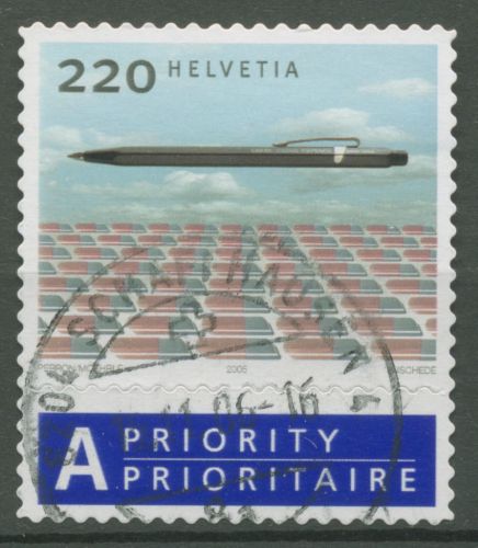 Schweiz 2005 Design-Klassiker Bleistiftminenhalter 1928 A-Post gestempelt
