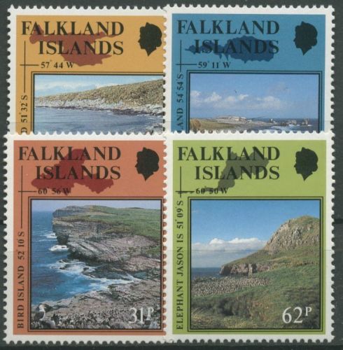 Falkland 1990 Naturschutzgebiete 518/21 postfrisch
