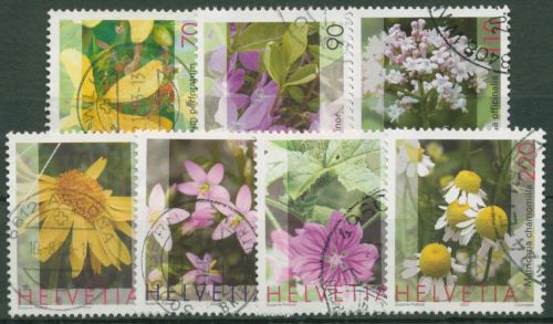 Schweiz 2003 Pflanzen Heilpflanzen 1820/26 gestempelt