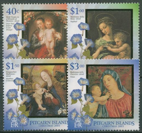 Pitcairn 2003 Weihnachten Gemälde 647/50 postfrisch