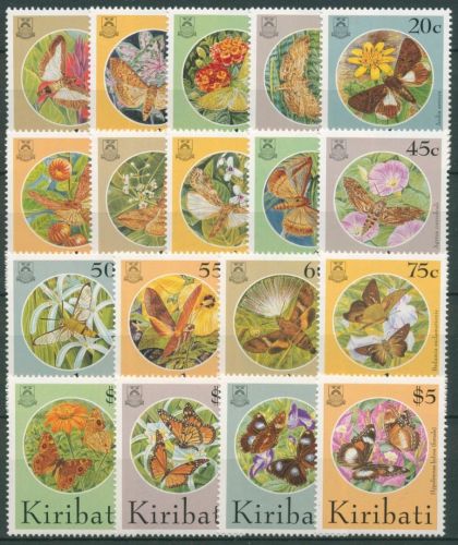Kiribati 1994 Schmetterlinge Schwärmer Nachtfalter 672/89 postfrisch
