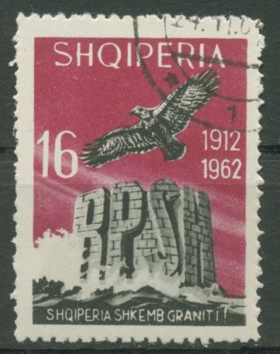 Albanien 1962 50 Jahre Unabhängigkeit Adler 711 gestempelt