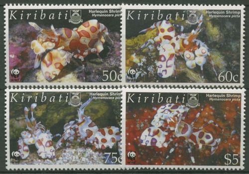 Kiribati 2005 WWF Naturschutz Harlekingarnele 983/86 postfrisch