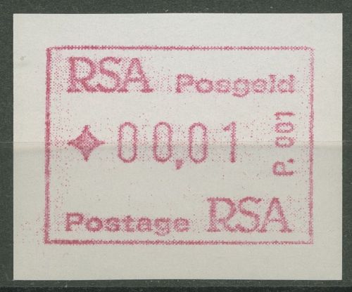 Südafrika ATM 1986 Freimarke Einzelwert ATM 1.2 c postfrisch