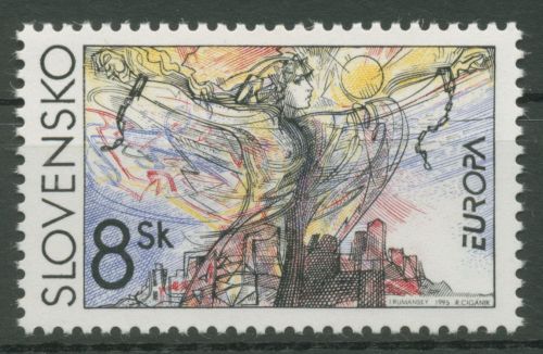 Slowakei 1995 Europa CEPT Frieden & Freiheit Gemälde 226 postfrisch