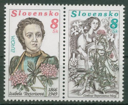 Slowakei 1996 Europa CEPT Berühmte Frauen 250/51 ZD postfrisch