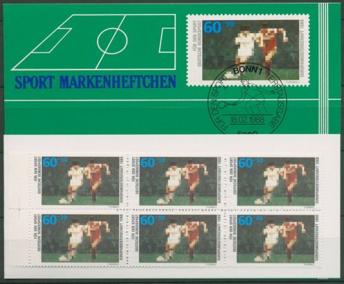 Bund Deutsche Sporthilfe 1988 Markenheftchen SMH 10 (1353) postfrisch (C99033)