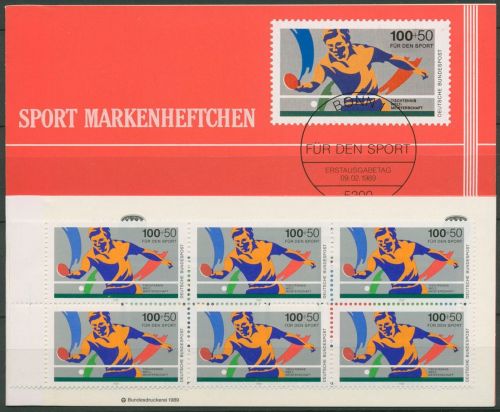 Bund Deutsche Sporthilfe 1989 Markenheftchen SMH 12 (1408) postfrisch (C99037)