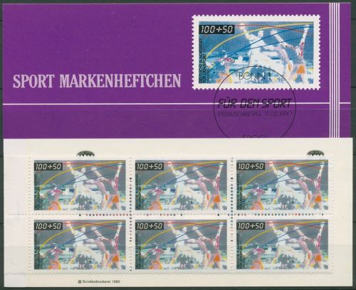 Bund Deutsche Sporthilfe 1990 Markenheftchen SMH 13 (1449) postfrisch (C99038)