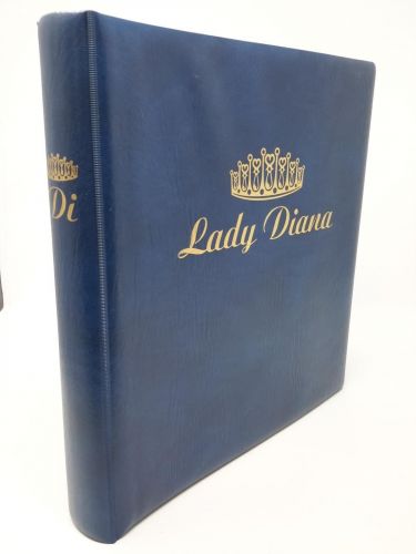 LINDNER Ringbinder LADY DIANA blau gebraucht neuwertig (Z2162)