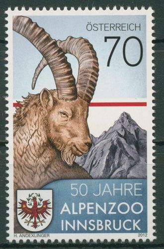 Österreich 2012 Alpenzoo Innsbruck Steinbock 3019 postfrisch