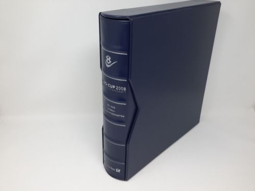 Dt. Post Ringbinder/Kassette blau, Fußball EM 1960/2008 gebraucht (Z2895)
