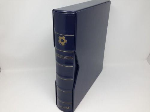 Dt. Post Ringbinder/Kassette blau, Faszination Fußball gebraucht (Z2896)